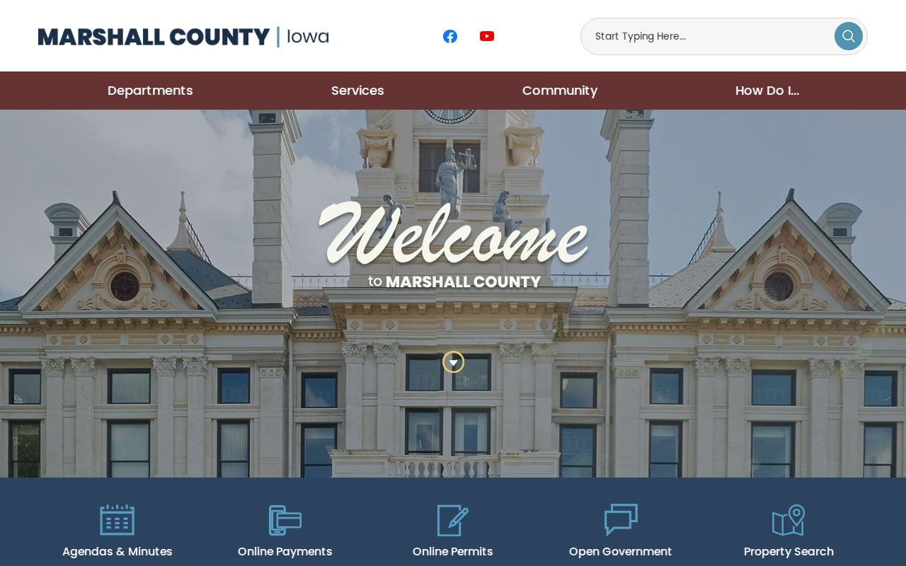 Marshall County criminal history county government directory