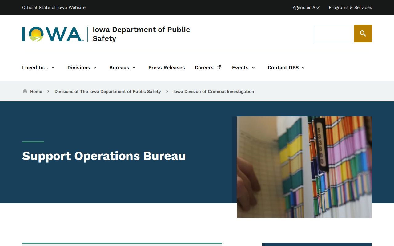 Marshall County criminal records Iowa DCI central repository