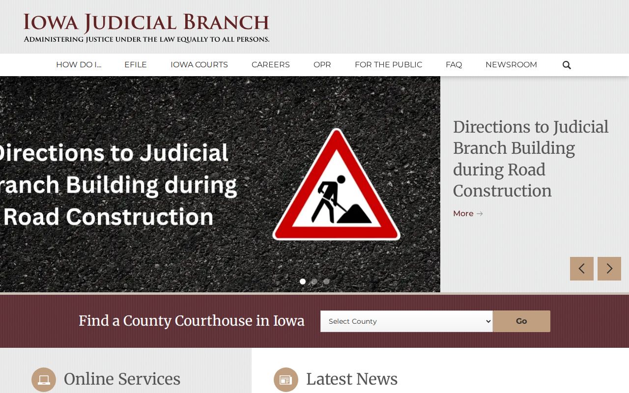 Marshall County criminal history Iowa court access information