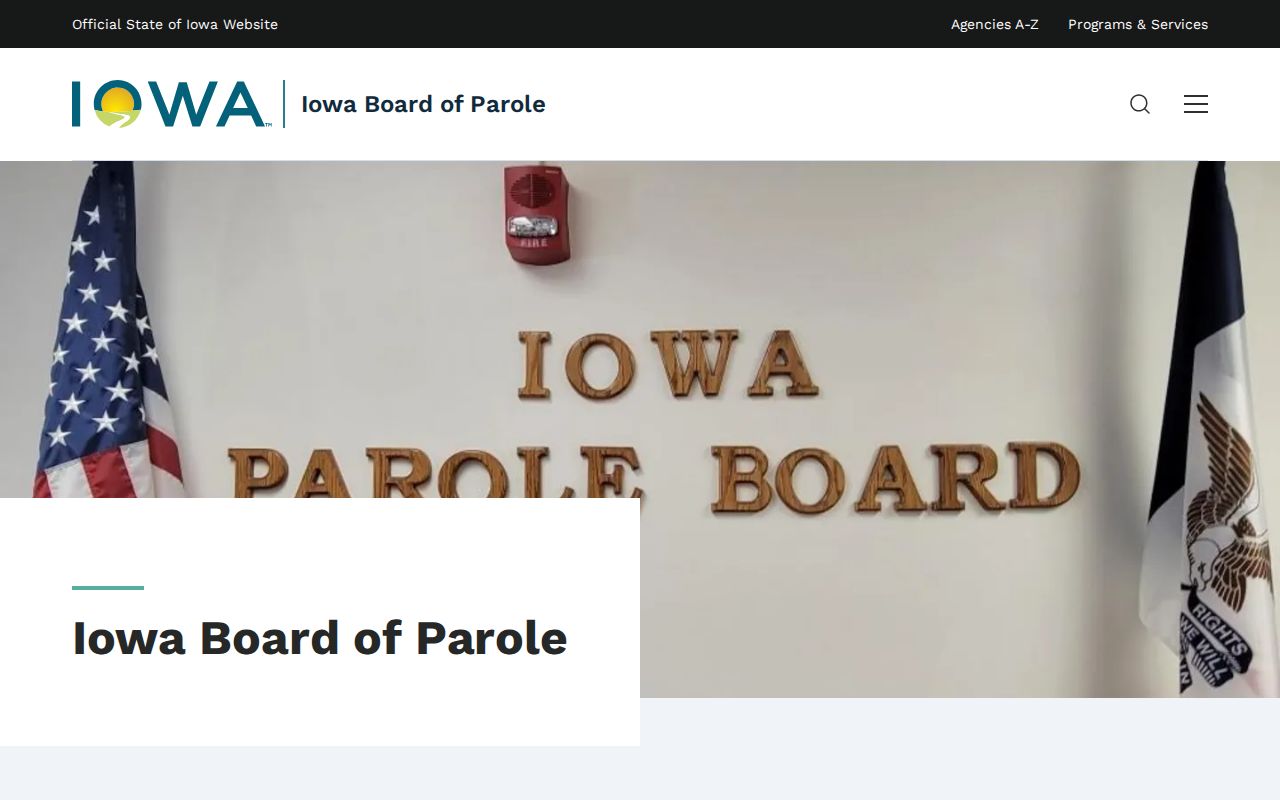 Marshall County criminal records Iowa Board of Parole information