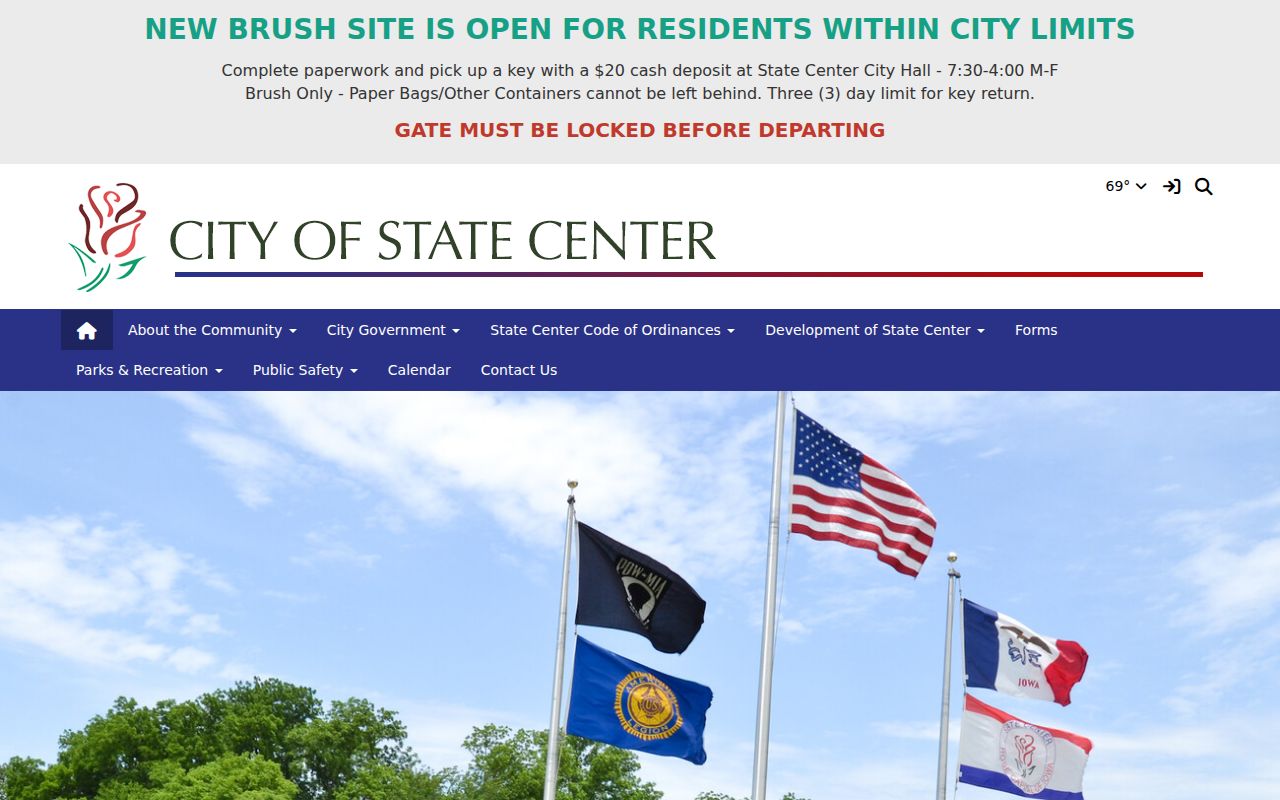 State Center criminal records city government page