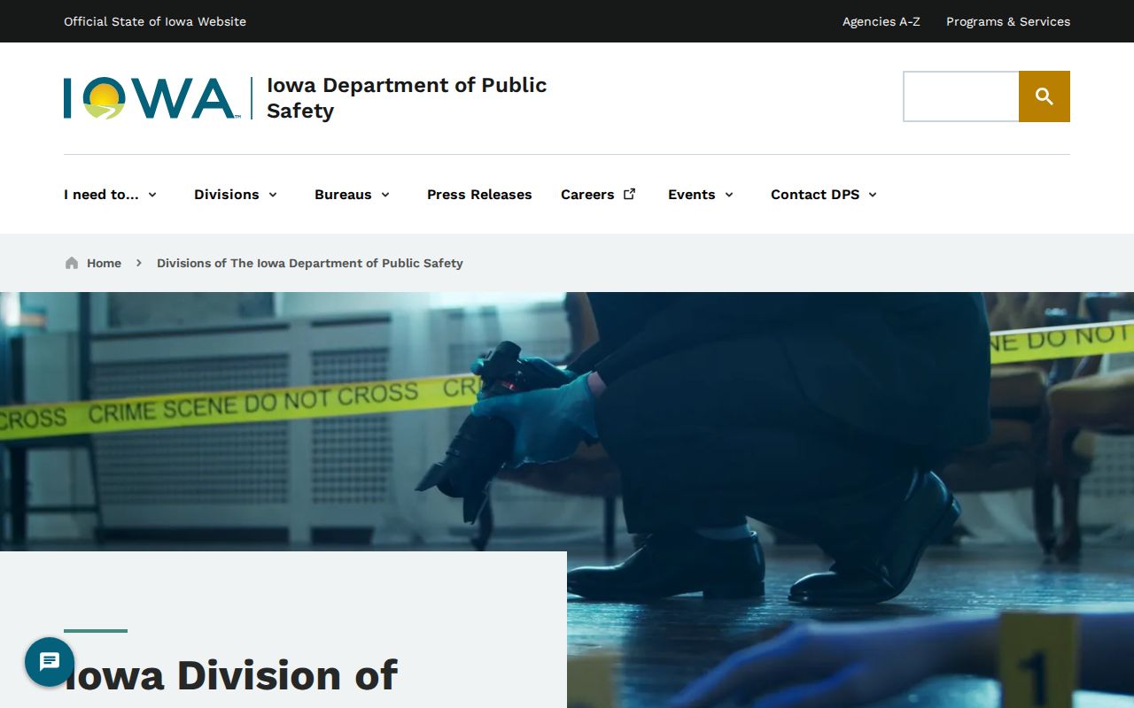 State Center criminal records Iowa DCI overview